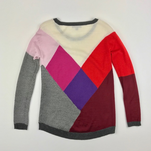 {Ella Moss} Long Sleeve Multicolored Sweater - Picture 4 of 6